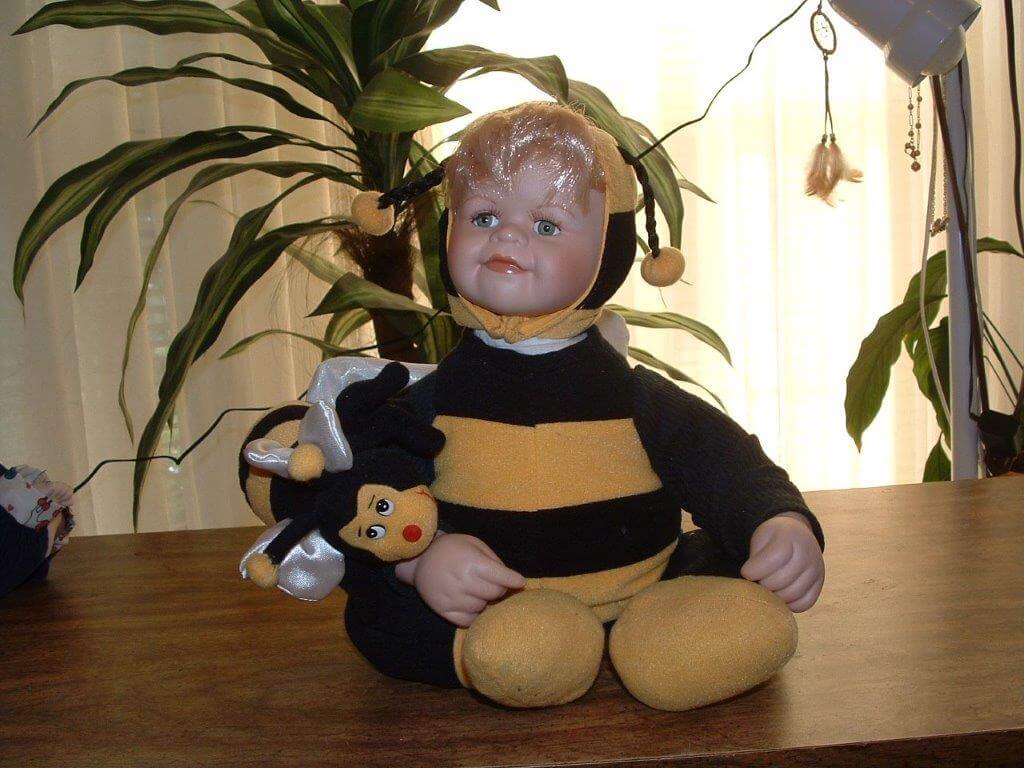 bumble bee baby doll